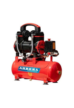 Компрессор Aurora PASSAT-8 BLACK тихий, безмасляный, 8 л, 170л/мин, 0.9 кВт 35008