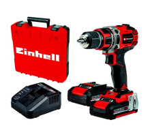 Аккумуляторная дрель Einhell pxc te-cd 18/50 li bl, 18в, 50нм, патрон 13мм, 2x2,0 ач, кейс 4513896
