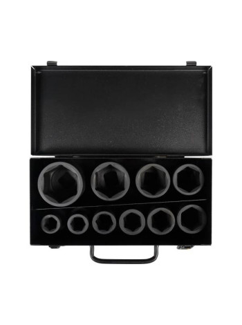 Набор головок ударных 3/4"DR, 56 мм, 10 предметов, 17-46 мм, пластиковый кейс AIRLINE ATAS063