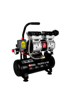 Безмасляный поршневой компрессор QUATTRO ELEMENTI PACIFIC 8-160 160 л/мин, 8 л, 1.2л.с, 8 бар 915-328