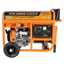 Бензиновый генератор Carver PPG- 6500e welder сварочный; lt-190f, 5,0/5,5квт, 230в, бак 25 л, обм.медь 01.020.00039