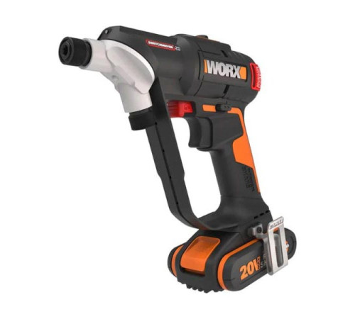 Аккумуляторная бесщёточная дрель-шуруповерт WORX Switchdriver 2.0 , 50Нм, 20В, 2Ач x1, кейс WX177