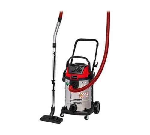 Строительный пылесос Einhell te-vc 2230 sacl,1400 Вт, 220 мбар, 30 л, очистка фильтра, розетка 2342465