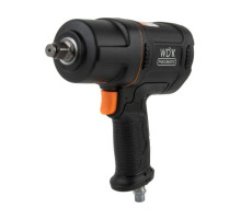 Пневматический ударный гайковерт WIEDERKRAFT 1/2", 1750 Нм, композитный корпус WDK-20450
