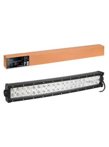 Светодиодная фара AIRLINE двухрядная изогнутая балка, 40 LED комбинированный свет, 120W, (555x78x60) 12/24V ALED056