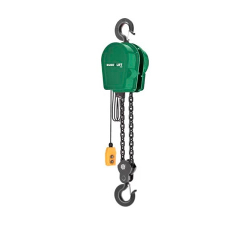 Электрическая цепная таль EURO-LIFT dhs 5т 12м 380в, 0,5 квт, 0,6 м/мин 00-00005151