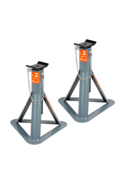 Стойка опорная AIRLINE 2т, с пальцевым механизмом, 2 шт., MIN-265 мм, MAX-365 мм AJSF01