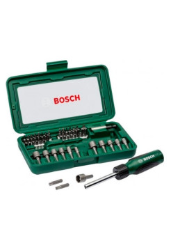 Набор бит и торцевых ключей с отверткой (46 шт.) Bosch 2.607.019.504 152227