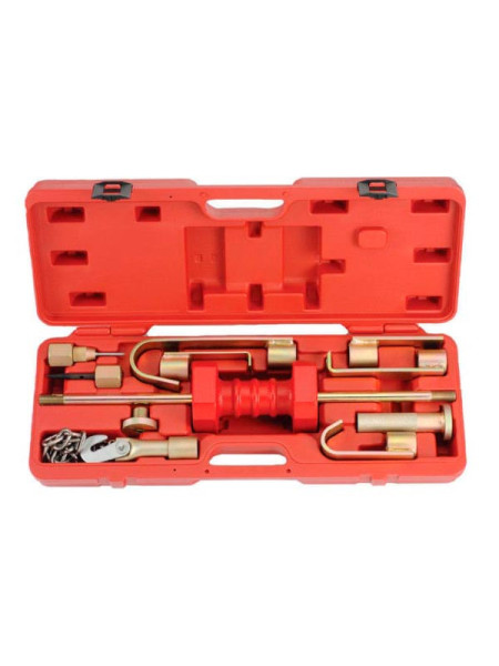 Большой обратный молоток с набором крюков для кузовных работ 10предметов FORCE 910M1