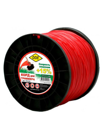 Корд триммерный Speed line (2.7 мм; 280 м; звезда) DDE 910-553
