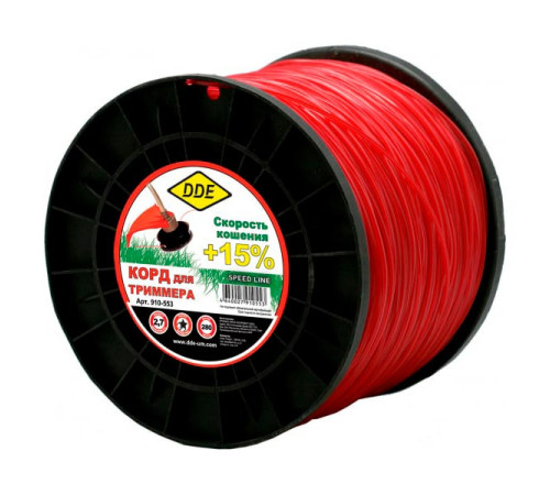 Корд триммерный Speed line (2.7 мм; 280 м; звезда) DDE 910-553