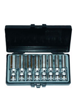 Набор длинных 6-гранных головок 1/2" с карданом, 8шт. FORCE 4084