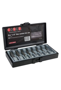 Набор головок-бит HEX 1/2" 8 шт. FORCE 4092