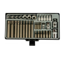 Набор бит и коротких головок Torx 35 шт. FORCE 4352