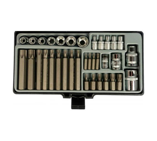 Набор бит и коротких головок Torx 35 шт. FORCE 4352