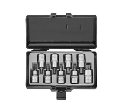 Набор головок-бит Torx 1/2" 9 шт. FORCE 4102