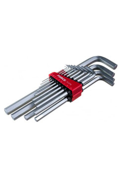 Набор длинных Г-образных шестигранников 2-19 мм, 13 предметов FORCE 5137XL