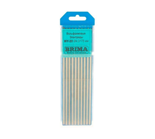 Электроды вольфрамовые WY-20 (10 шт; 4х175 мм) Brima 0009141