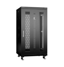 Монтажный телекоммуникационный напольный шкаф Cabeus 19 для оборудования 22U ND-05C-22U60/60-BK