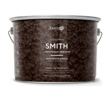 Быстросохнущая краска по металлу Elcon Smith с молотковым эффектом черная 10кг 00-00002848
