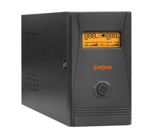 Источник бесперебойного питания ExeGate Power Smart ULB-650.LCD.AVR.EURO <650VA/360W, LCD, AVR, 2 евророзетки> 285568