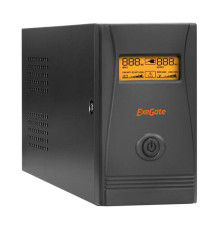 Источник бесперебойного питания ExeGate Power Smart ULB-850.LCD.AVR.EURO.RJ.USB <850VA/480W, LCD, AVR, 2евро, RJ45/11, USB> 285478