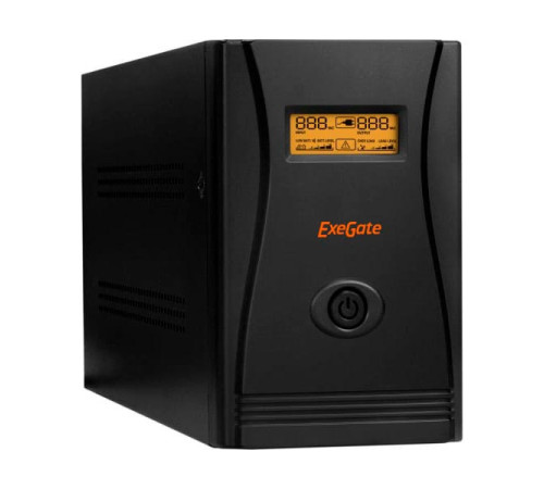 Источник бесперебойного питания ExeGate SpecialPro Smart LLB-2200.LCD.AVR.C13.RJ.USB 2200VA/1300W, LCD, AVR, 6хC13,RJ45/11,USB 285529