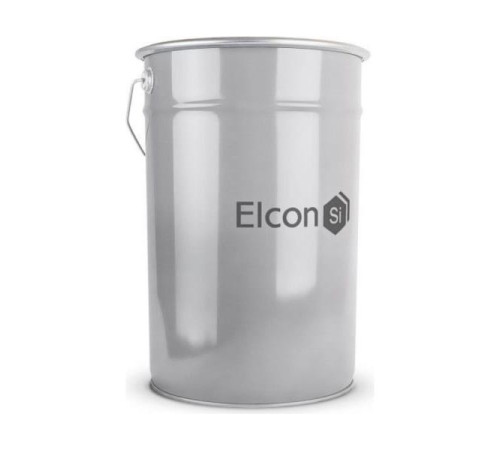 Термостойкая эмаль Elcon КО-828 серебристо-серая, 600 градусов, 25 кг 00-00004000