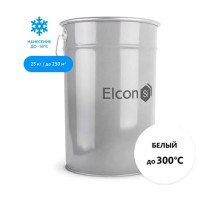 Эмаль Elcon ОС-12-03 белая, до 300 градусов, 25 кг 00-00002999