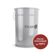 Фасадная эмаль Elcon КО-174 красно-коричневая, 25 кг 00-00001682