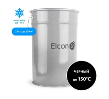 Эмаль Elcon ОС-12-03 черная, до 150 градусов, 25 кг 00-00002095