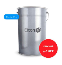 Эмаль Elcon ОС-12-03 красная, до 150 градусов, 25 кг 00-00002104