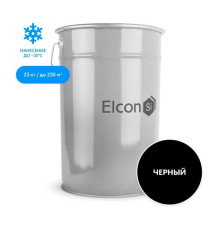 Грунт-эмаль по ржавчине Elcon ХВ-0278 черный, 25 кг 00-00461550