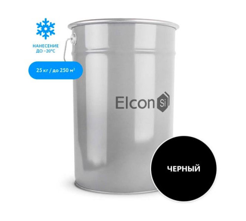 Грунт-эмаль по ржавчине Elcon ХВ-0278 черный, 25 кг 00-00461550