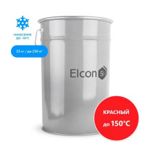 Органосиликатная композиция Elcon ОС-12-03 до +100 °С, красный, 25 кг 00-00462283