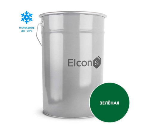 Грунт-эмаль по ржавчине 3 в 1 Elcon зеленый, 25 кг 00-00461536