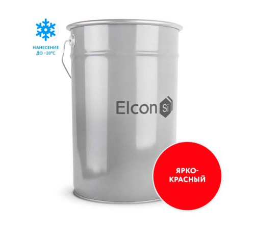Грунт-эмаль Elcon по ржавчине 3 в 1 ярко-красный, 25 кг 00-00462268