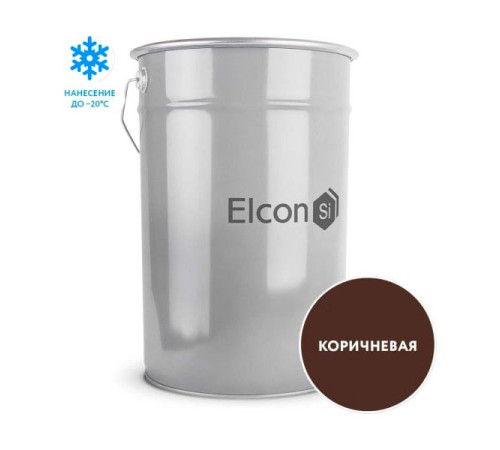 Грунт-эмаль по ржавчине Elcon 3 в 1 коричневый, 25 кг 00-00462311