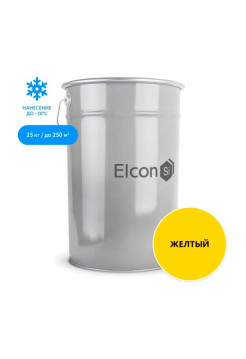 Краска по бетону, кирпичу, камню Elcon BТ желтый, 25 кг 00-00462279