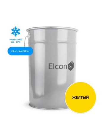 Краска по бетону, кирпичу, камню Elcon BТ желтый, 25 кг 00-00462279
