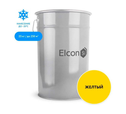 Краска по бетону, кирпичу, камню Elcon BТ желтый, 25 кг 00-00462279