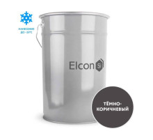 Грунт-эмаль по ржавчине Elcon 3 в 1 темно-коричневый, 25 кг 00-00462312