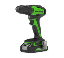 Аккумуляторная дрель-шуруповерт Greenworks GD24DD35K2 3704007UA