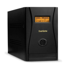 Источник бесперебойного питания ExeGate SpecialPro Smart LLB-1000.LCD.AVR.C13.RJ 1000VA/6/IEC-C13, RJ45/11, Black 285485