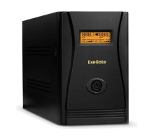 Источник бесперебойного питания ExeGate SpecialPro Smart LLB-1200.LCD.AVR.EURO.RJ 1200VA/750W, LCD, AVR, 4 евророзетки, RJ45/11 285495