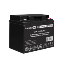 Аккумуляторная батарея DTM 1240 L (12 V; 40 Ah; под болт М6) ExeGate 282977