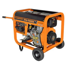 Генератор Carver PPG- 7000DE дизель LT-186FA, 5,0/5,5кВт, 220В, бак12.5л, э/старт, колеса, медь 01.020.00023