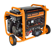 Генератор Carver PPG- 8000ЕM бензин LT-190F, 6,0/6,5кВт, 220В, бак 33 л, электростартер, колеса. медь 01.020.00030