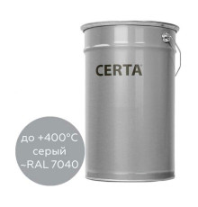 Термостойкая грунт-эмаль Certa КО-868 до 400 градусов, серый (~RAL 7040), 25 кг K868000725