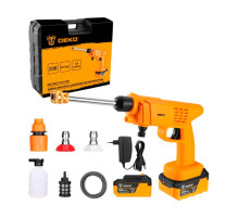 Аккумуляторная мойка высокого давления DEKO DKCW25 40 бар 2x4.0 Ач 063-4314